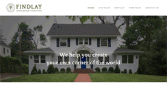 Desktop Screenshot of findlaylandscaping.com